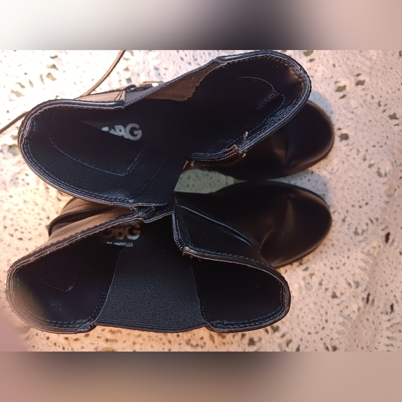 Woman Black Leather Boots - Picture 5 of 12